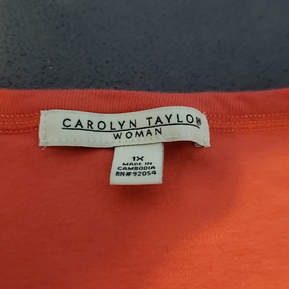 Comfy Casual Orange Tee Lightweight, 1X‎ Perfect for every wardrobe. Like New. - Picture 9 of 15